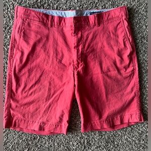 Daniel Cremieux Men's Vibrant Red Flat Front Shorts 36